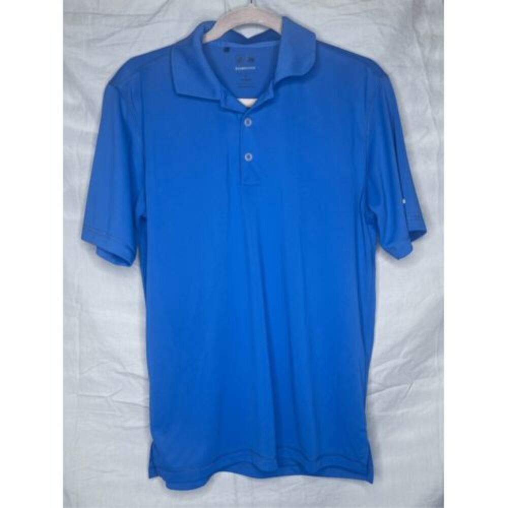 Mens Adidas Puremotion short sleeved Performance Polo‎ Shirt small Royal Blue